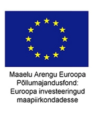 Euroopa Liidu embleem koos Maaelu Arengu Euroopa Põllumajandusfondile viitava tekstiga
